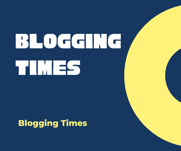 Blogging Times Banner