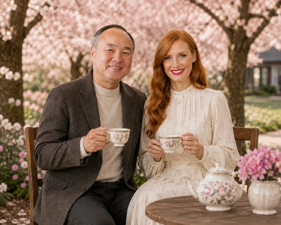 jessica chastain and masayoshi son