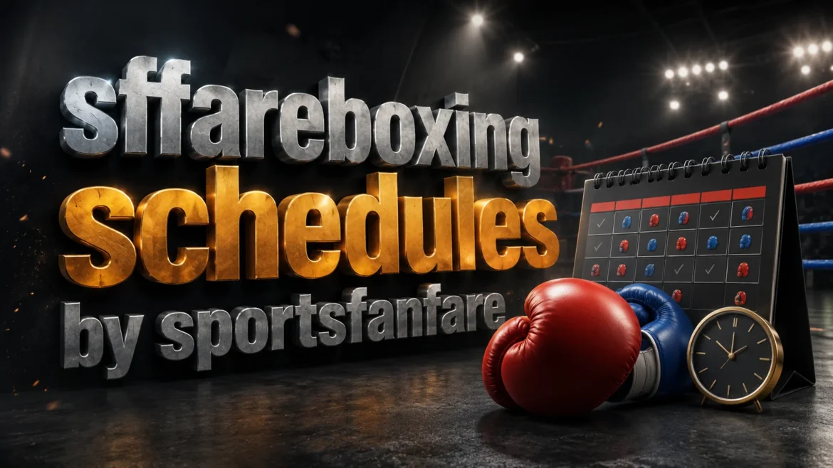 sffareboxing schedules by sportsfanfare